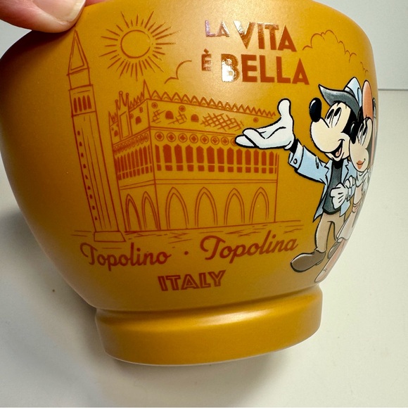 NWT. Disney Parks Epcot World Showcase Italy La Vita è Bella Ceramic Bowl. - Picture 3 of 7